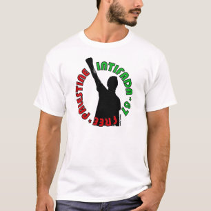 自由パレスチナインティファダ Tシャツ