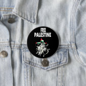 自由パレスチナ抵抗 缶バッジ (インサイチュ)