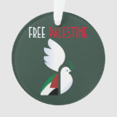 自由パレスチナ オーナメント (正面)