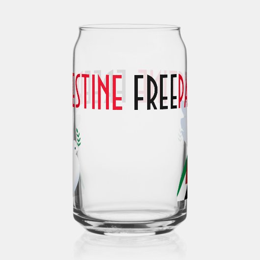 自由パレスチナ ガラス缶 (右)