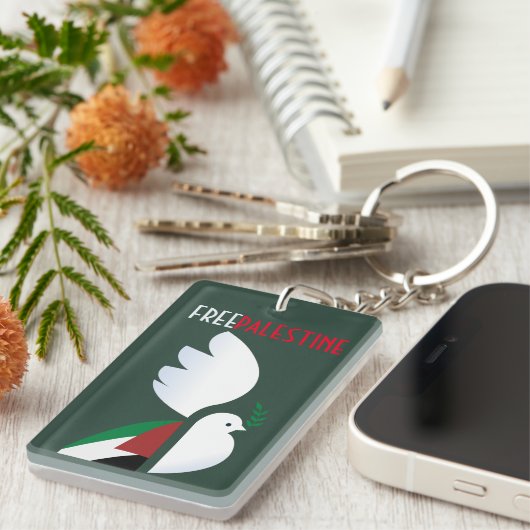 自由パレスチナ キーホルダー (正面右)