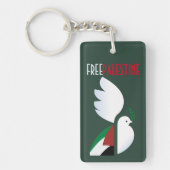 自由パレスチナ キーホルダー (正面)
