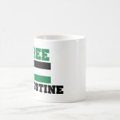 自由パレスチナ コーヒーマグカップ (中央)