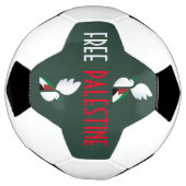 自由パレスチナ サッカーボール (回転)
