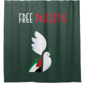 自由パレスチナ シャワーカーテン (正面)