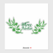 自由パレスチナ シール (シート)