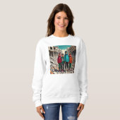 自由パレスチナ スウェットシャツ (正面フル)