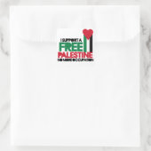 自由パレスチナ スクエアシール (バッグ)
