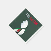 自由パレスチナ スタンダードカクテルナプキン (角)