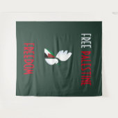 自由パレスチナ タペストリー (正面(横))