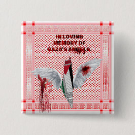 自由パレスチナ ピン, パレスチナのスカーフ テーマ 缶バッジ