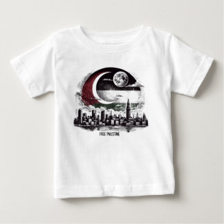 自由パレスチナ ベビーTシャツ