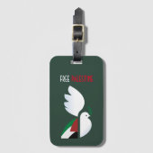 自由パレスチナ ラゲッジタグ (正面縦)