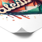 自由パレスチナ、私はパレスチナと共に立つ、Support Pa ポスター (角)