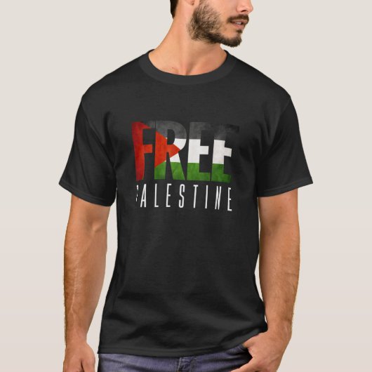 自由パレスチナ Tシャツ (正面)