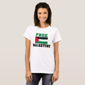 自由パレスチナ Tシャツ (正面フル)