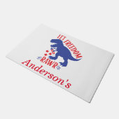 自由パーソナライズされたを低くする ドアマット (アングル)