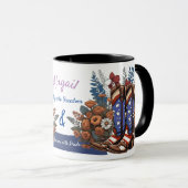 自由パーソナライズされたカウボーイブーツに足を踏み入れる マグカップ (正面右)