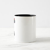 自由フェミニストの贈り物の女神に抵抗する ツートーンマグカップ (中央)