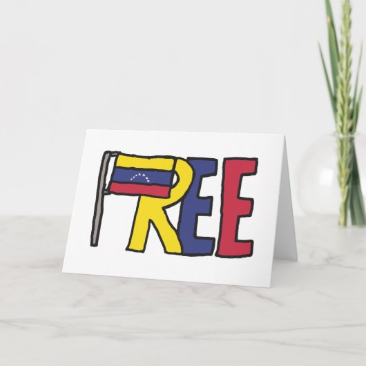 自由ベネズエラ カード (正面)