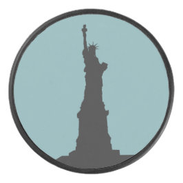 自由ホッケーパックの像 アイスホッケーパック