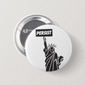 自由ボタンのバッジのために主張して下さい 缶バッジ (正面&裏面)