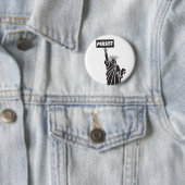 自由ボタンのバッジのために主張して下さい 缶バッジ (インサイチュ)