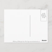 自由ポストカードのスタウーカスタムニューヨークポストカード ポストカード (裏面)