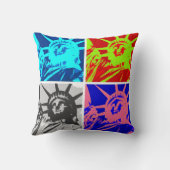 自由ポップ・アートのの芸術像装飾用クッション クッション (裏面)