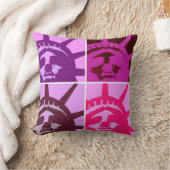 自由ポップ・アートのの芸術像装飾用クッション クッション (ブランケット)