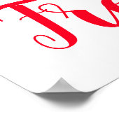 自由ポップ・アートの白黒アランニングートの馬 ポスター (角)