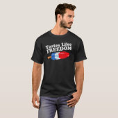 自由ポプシクルおもしろいのような味7月Retの4th Tシャツ (正面フル)
