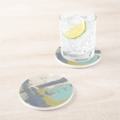 自由モダン式絵画の コースター (側面)