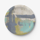 自由モダン式絵画の ペーパープレート (正面)