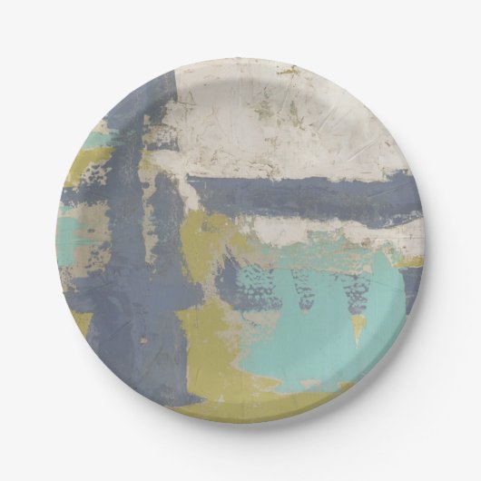 自由モダン式絵画の ペーパープレート (正面)