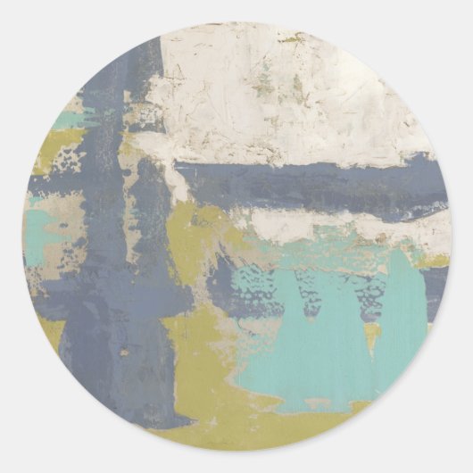 自由モダン式絵画の ラウンドシール (正面)