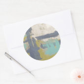 自由モダン式絵画の ラウンドシール (封筒)
