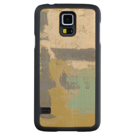 自由モダン式絵画の CarvedメープルGalaxy S5スリムケース (裏面)