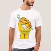 自由モダン確に十二分の一 Tシャツ (正面)