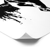 自由ユニークやる気を起こさせる馬ポスター ポスター (角)