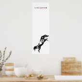 自由ユニークやる気を起こさせる馬ポスター ポスター (キッチン)