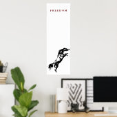 自由ユニークやる気を起こさせる馬ポスター ポスター (ホームオフィス)