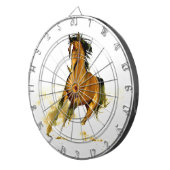 自由ランニングの馬 ダーツボード (正面右)