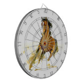 自由ランニングの馬 ダーツボード (正面左)