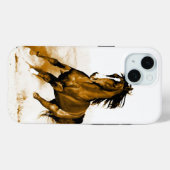 自由ランニングの馬 Case-Mate iPhoneケース (裏面 (横))