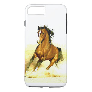 自由ランニングの馬 iPhone 8 PLUS/7 PLUSケース