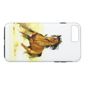 自由ランニングの馬 Case-Mate iPhoneケース (裏面(横))