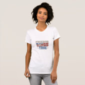 自由リングや輪True Tシャツ (正面フル)