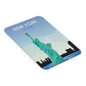 自由ヴィンテージ旅行のニューヨーク像 マグネット (右側)