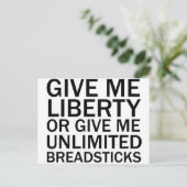 自由与えと自由と与え自由と自由の両方 ポストカード (スタンド正面)